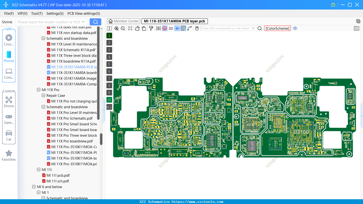 Xiaomi MI 11X-351K11AM0A PCB Layer